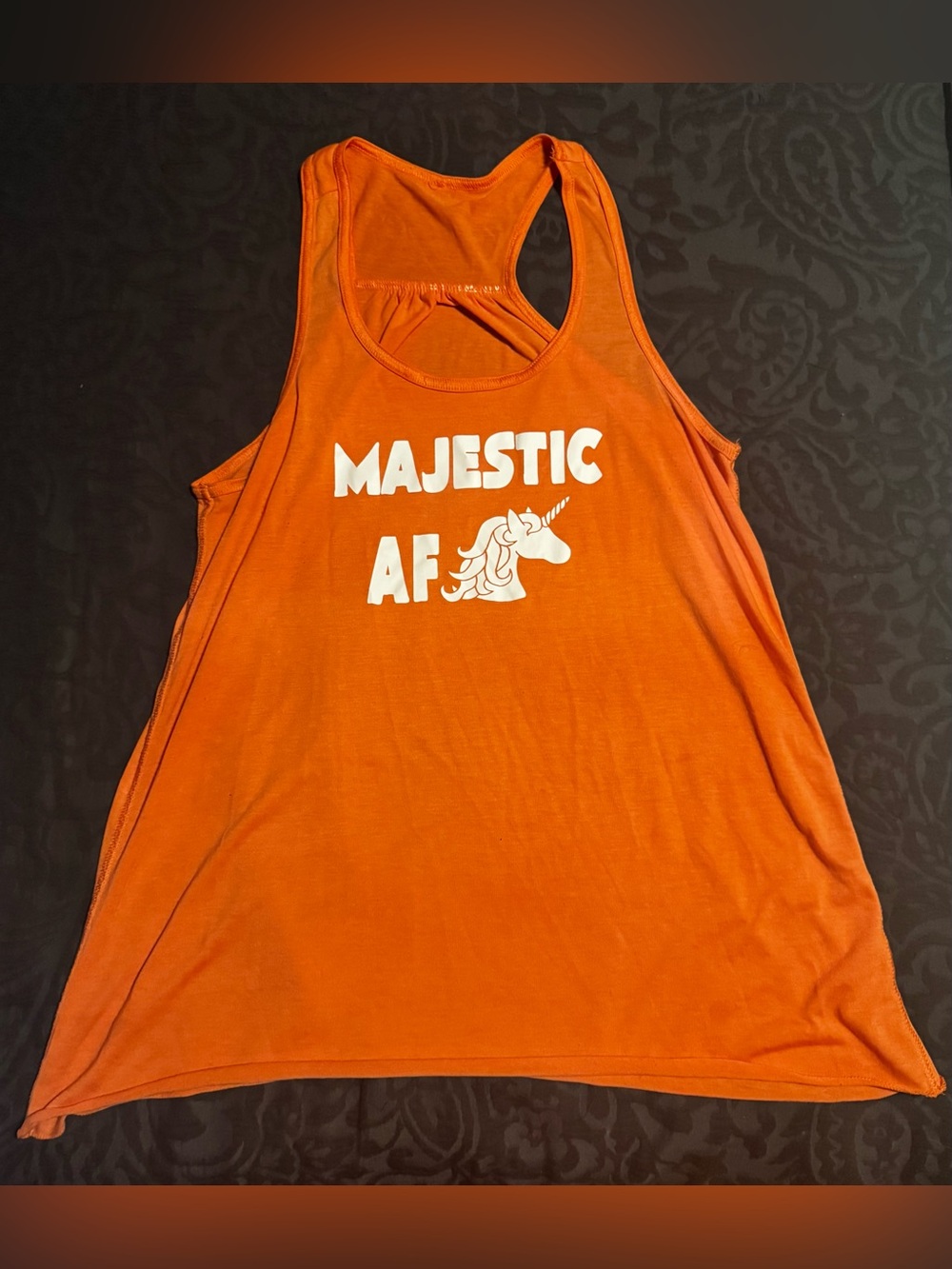 Constantly Varied Gear Unicorn Majestic AF Women’s XXL Coral Tank Top